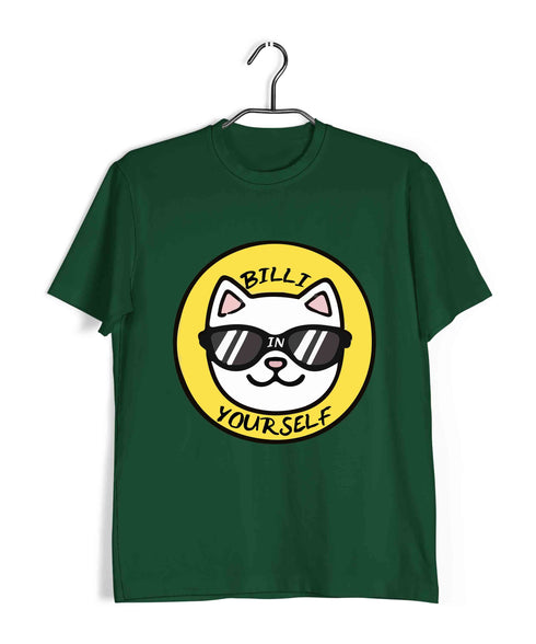 Cats BILLI IN YOURSELF The classics Casual Graphic Printed T-Shirt for Men